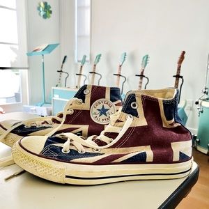 The Coolest Union Jack Converse High Tops.